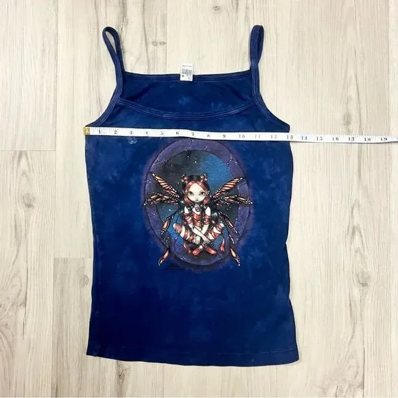 NWOT Mountain Girl x Dolls Kill for Whatnot fairy tank in blue sz S - Picture 5 of 10